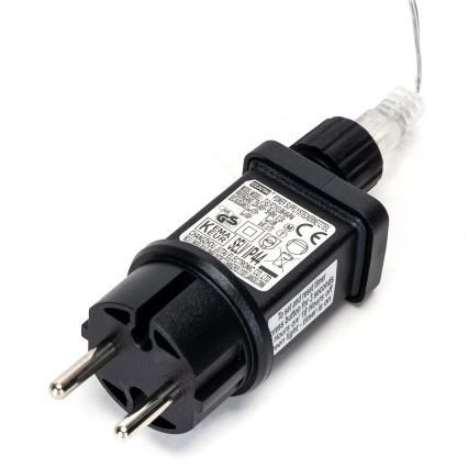 Aigostar - LED Vanjske božićne lampice 50xLED/8 funkcija 8m IP44 topla bijela