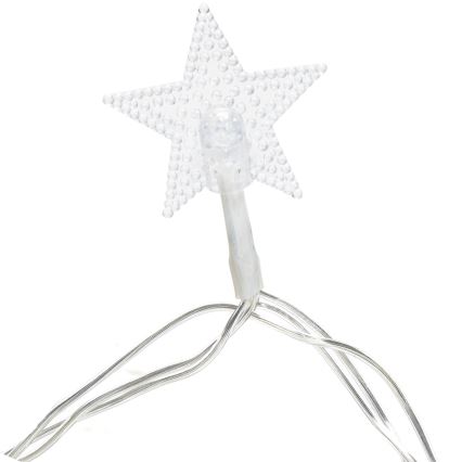 Aigostar - LED Vanjske božićne lampice 50xLED/8 funkcija 8m IP44 topla bijela
