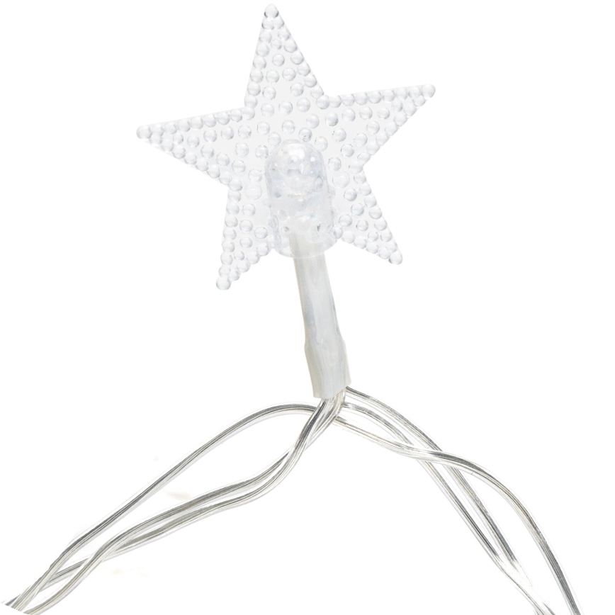 Aigostar - LED Vanjske božićne lampice 50xLED/8 funkcija 8m IP44 topla bijela