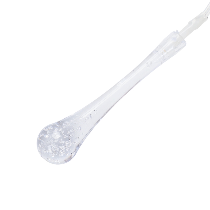 Aigostar - LED vanjski božićni niz 100xLED/8 funkcija 3xAA 10 m IP44 toplo bijela kapljice