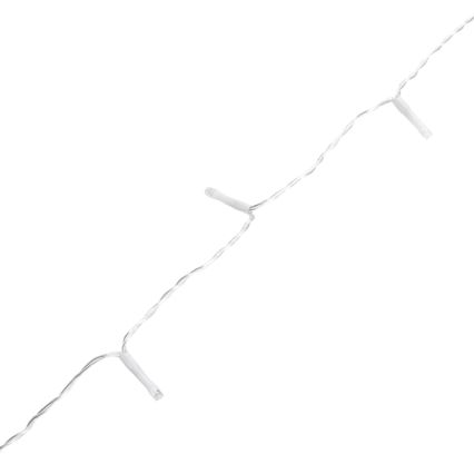 Aigostar - LED Vanjski božićni lanac 100xLED/8 funkcija 5,3m IP44 hladno bijela