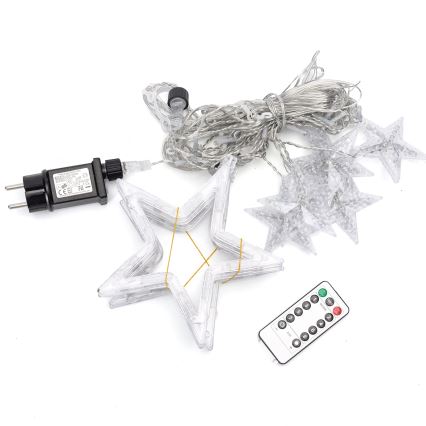 Aigostar - LED vanjski niz 120xLED/8 funkcija 3x0,6 m IP44 topla bijela + daljinski upravljač
