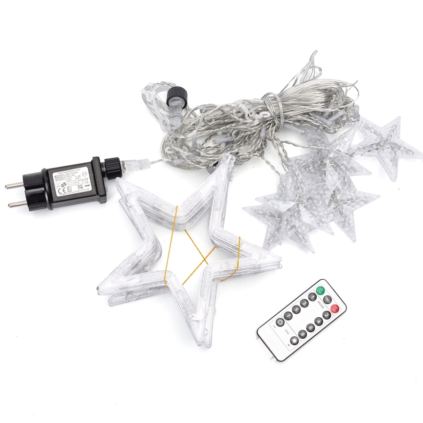 Aigostar - LED vanjski niz 120xLED/8 funkcija 3x0,6 m IP44 topla bijela + daljinski upravljač