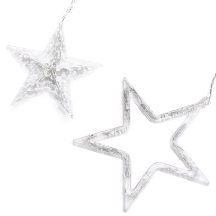 Aigostar - LED vanjski božićni lanac 120 LED/8 funkcija 3x0,6 m IP44 topla bijela + daljinski upravljač