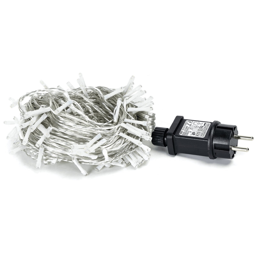 Aigostar - LED vanjski božićni lanac 150xLED/8 funkcija 18m IP44 hladno bijela