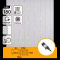 Aigostar - LED vanjski božićni lanac 180xLED/8 funkcija 3,9x1,8m IP44 topla bijela