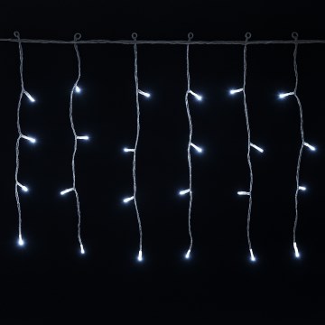 Aigostar - LED vanjski božićni lanac 200xLED/3,6W/230V/8 funkcija 10x0,4m IP44 hladno bijela