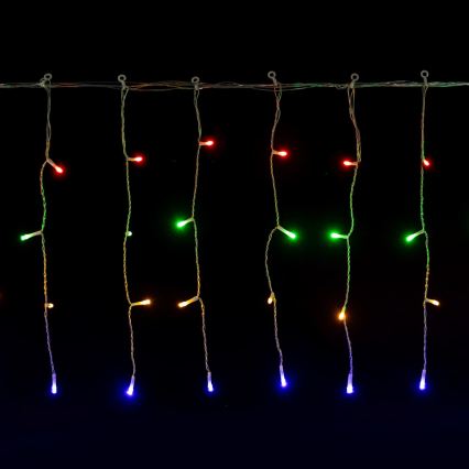 Aigostar - LED vanjski božićni niz 200xLED/8 funkcija 3xAA 13x0,4m IP44 višebojni