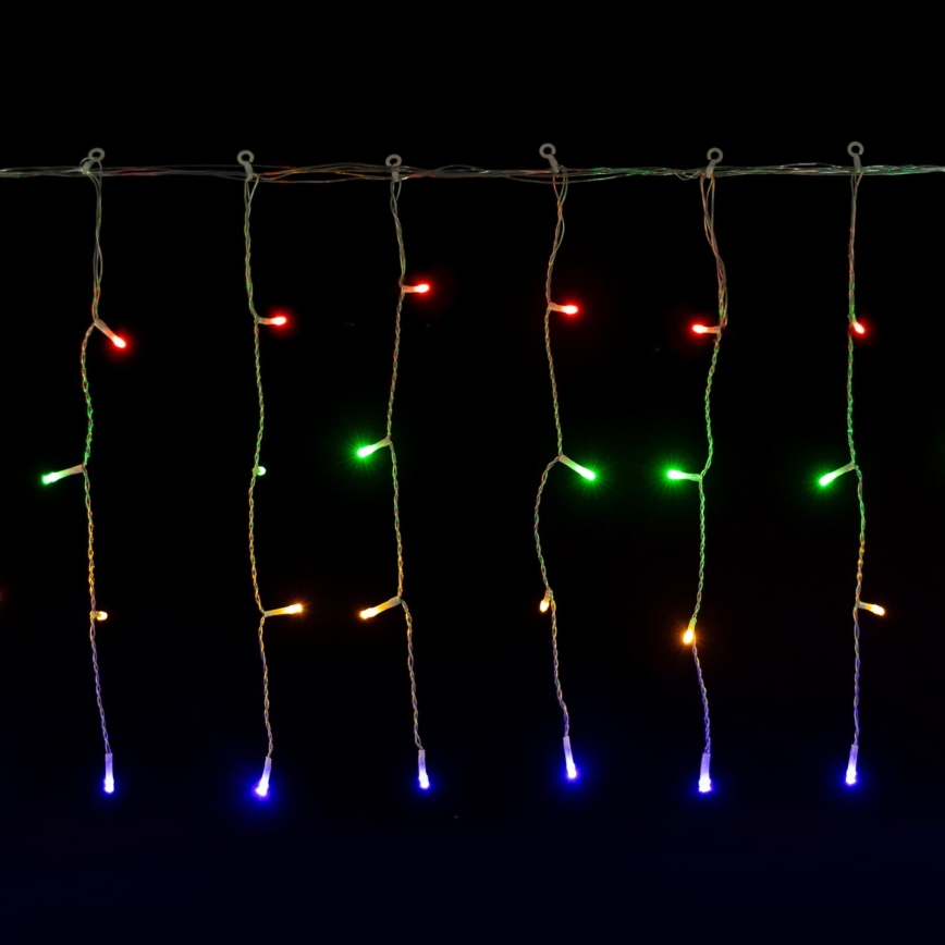 Aigostar - LED vanjski božićni niz 200xLED/8 funkcija 3xAA 13x0,4m IP44 višebojni