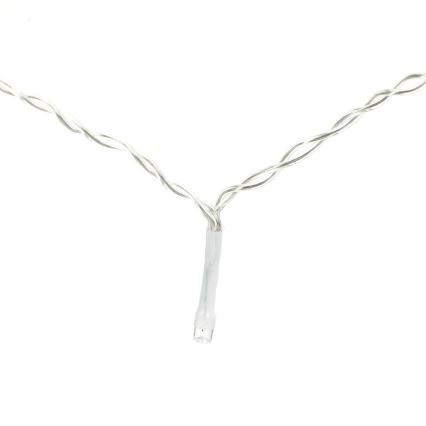 Aigostar - LED vanjski božićni lanac 200xLED/8 funkcija 3xAA 5x2m IP44 topla bijela