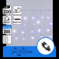 Aigostar - LED vanjski božićni lanac 200xLED 8x0,4m IP44 plava