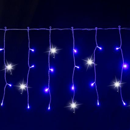 Aigostar - LED vanjski božićni lanac 200xLED 8x0,4m IP44 plava