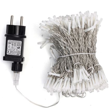 Aigostar - Vanjska božićna svjetlosna girlanda 288 LED / 8 funkcija 1,5 x 1,8 m IP44 hladno bijela