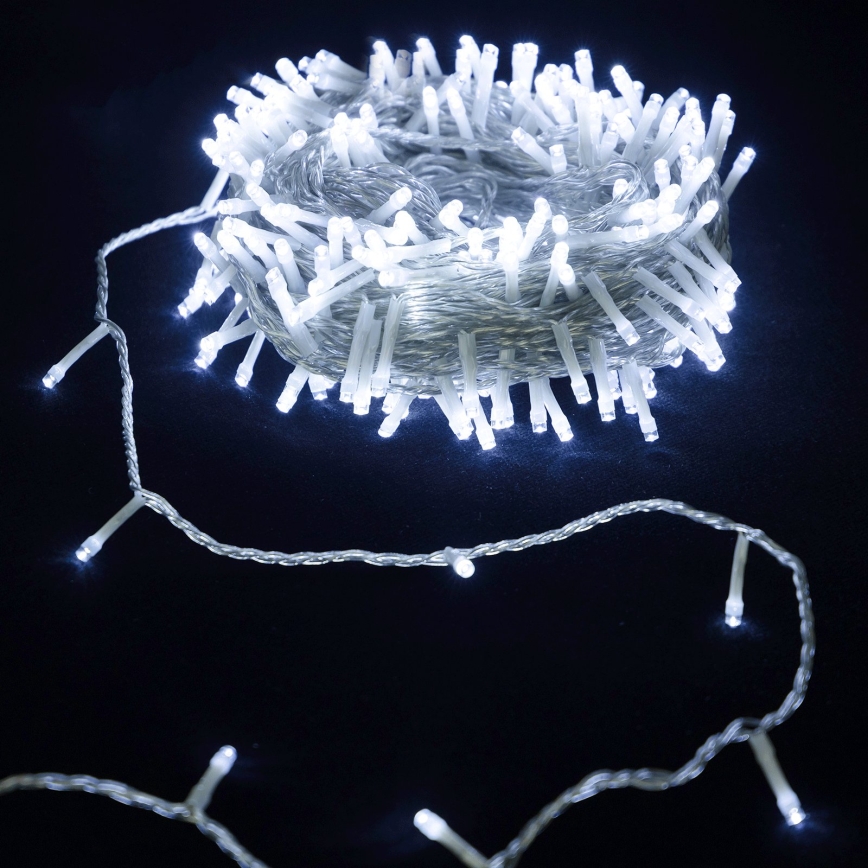 Aigostar - LED vanjski božićni lanac 50 x LED, 5,3 m, IP44, hladno bijela