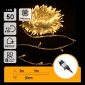 Aigostar - LED Vanjski božićni lanac 50xLED/8 funkcija 8m IP44 topla bijela