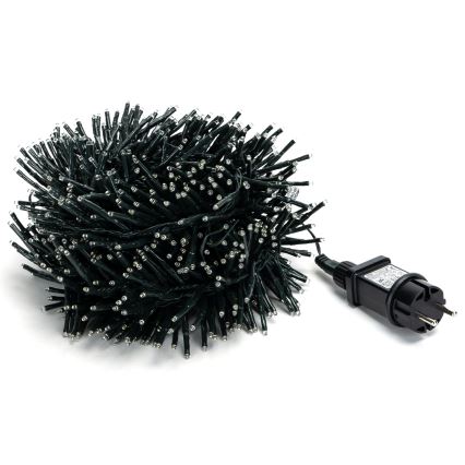 Aigostar - LED vanjski božićni lanac 600xLED/8 funkcija 18m IP44 hladno bijela