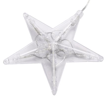 Aigostar - LED vanjski božićni niz 70xLED 1,2x1m IP44 hladno bijele zvijezde