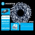Aigostar - LED vanjski božićni lanac 800xLED/8 funkcija 23m IP44 hladno bijela