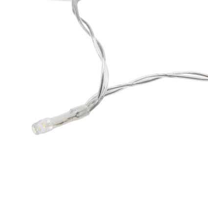 Aigostar - LED vanjski božićni niz s mogućnošću prigušivanja i senzorom pokreta 100xLED/3xAA 12m višebojno + daljinski upravljač