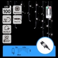 Aigostar - LED vanjski božićni niz 100xLED/6W/230V/8 funkcija 1,5x1m IP44 hladno bijela + daljinski upravljač