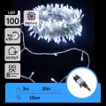 Aigostar - LED Vanjski božićni niz 100xLED/8 funkcija 13m IP44 hladno bijela