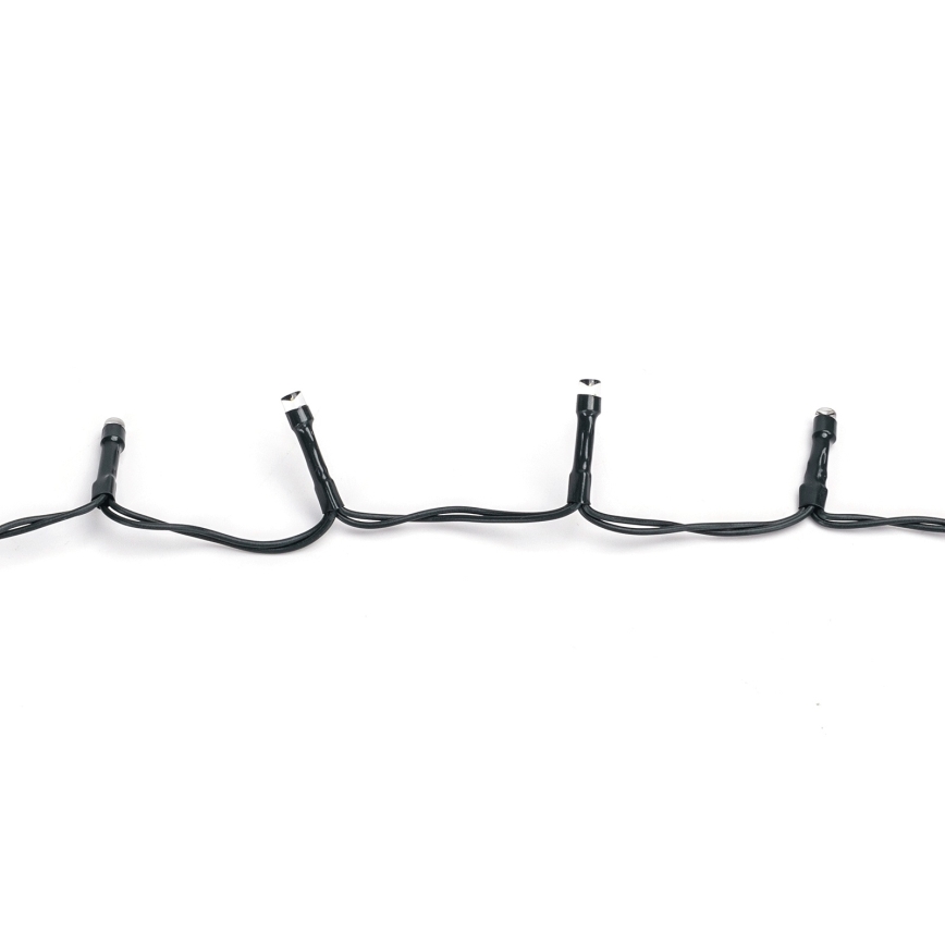 Aigostar - Vanjski božićni LED niz 100 LED/8 funkcija, 3xAA, 5,3 m, IP44, topla bijela