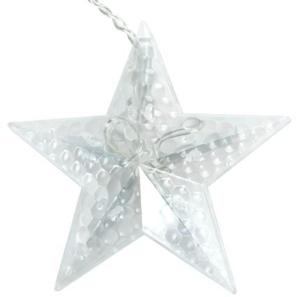 Aigostar - LED vanjski božićni niz 120 LED/6 W/230 V/8 funkcija/3 x 0,6 m/IP44/hladno bijela + s daljinskim upravljačem