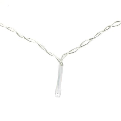 Aigostar - Vanjski LED lanac 120xLED/8 funkcija 3x0,7m IP44 hladno bijela + daljinski upravljač