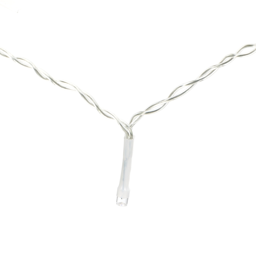 Aigostar - Vanjski LED lanac 120xLED/8 funkcija 3x0,7m IP44 hladno bijela + daljinski upravljač