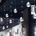 Aigostar - LED vanjski božićni niz 120xLED/8 funkcija 3x0,6m IP44 hladno bijela + daljinski upravljač