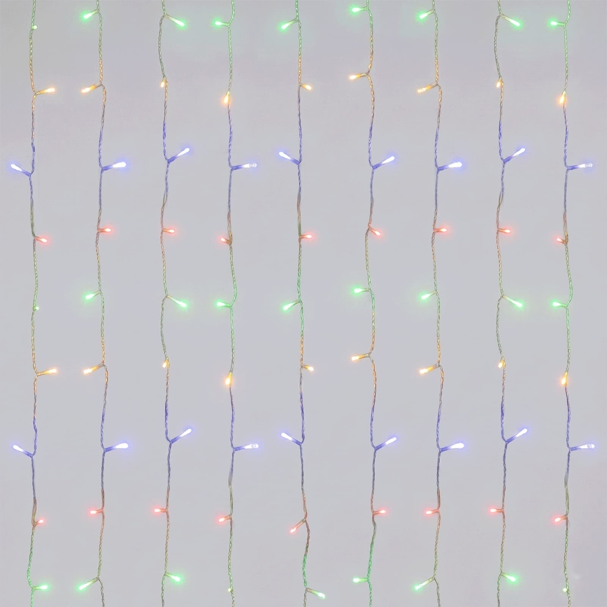 Aigostar - LED vanjski božićni lanac 120xLED/8 funkcija 3xAA 3,9x1,2m IP44 višebojno