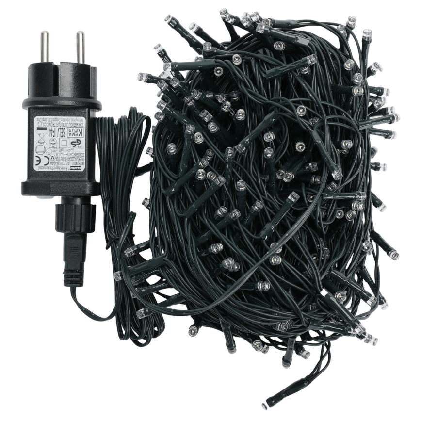 Aigostar - LED vanjske božićne lampice 200xLED/8 funkcija 20m IP44 hladna bijela