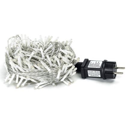 Aigostar - LED vanjski božićni niz 200xLED/8 funkcija 23m IP44 topla bijela