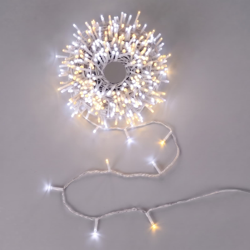 Aigostar - LED vanjski božićni niz 200xLED/8 funkcija 23m IP44 topla bijela/hladna bijela