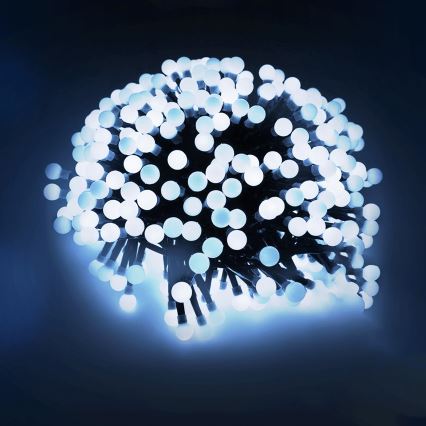Aigostar - LED vanjski božićni niz 25xLED/8 funkcija 3xAA 2,8m IP44 hladno bijela