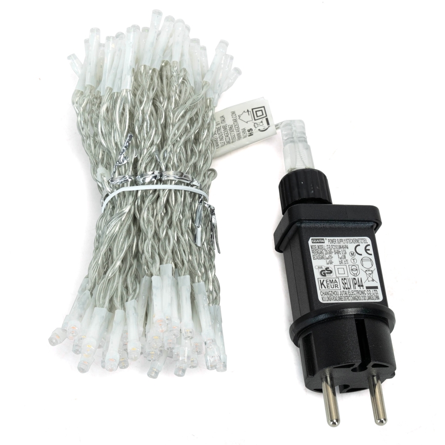 Aigostar - LED vanjski božićni lanac 300xLED/8 funkcija 3x1m IP44 topla bijela + daljinski upravljač