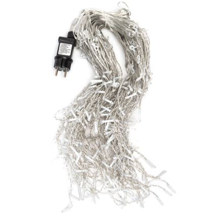Aigostar - vanjski božićni LED lanac 300 LED/8 funkcija 15x0,4 m IP44 hladno bijela