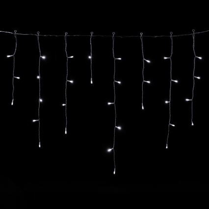 Aigostar - LED vanjski božićni niz 300xLED/8 funkcija 3xAA 18x0,6 m IP44 hladna bijela