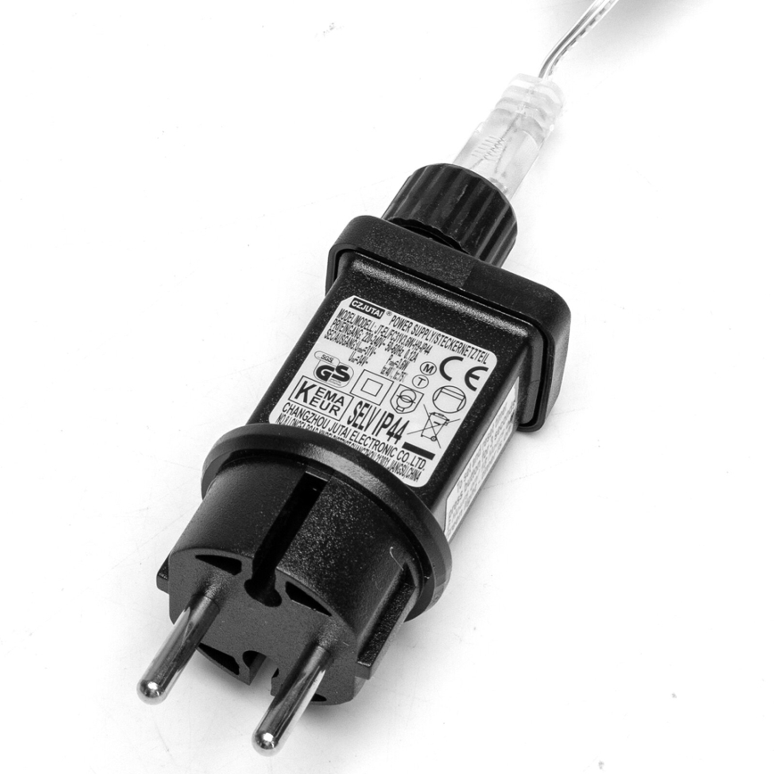 Aigostar - LED vanjski božićni niz, 50 LED, 8 funkcija, 8 m, IP44, topla bijela