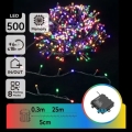 Aigostar - LED vanjski božićni niz 500xLED/8 funkcija 4xAA 25,3 m IP44 višebojno
