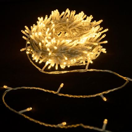 Aigostar - LED vanjski božićni niz 50xLED/8 funkcija 3xAA 5,3m IP44 topla bijela