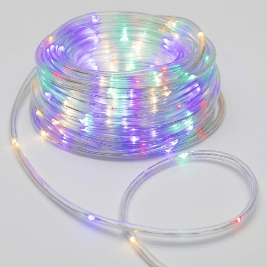 Aigostar - LED Vanjski božićni niz 50xLED/8 funkcija 3xAA 5,3m IP44 višebojan