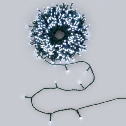 Aigostar - LED vanjski božićni niz 50xLED/8 funkcija 8 m IP44 hladno bijela
