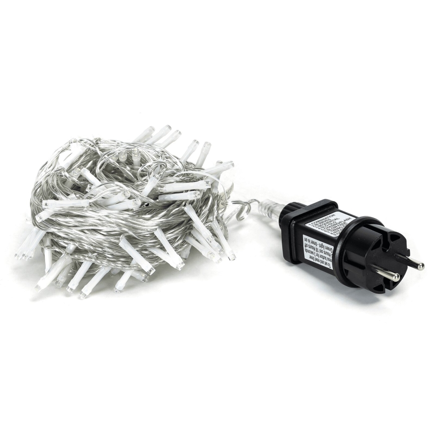 Aigostar - LED vanjski božićni niz 50xLED/8 funkcija 8m IP44 hladna bijela