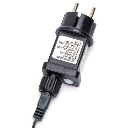 Aigostar - LED vanjski božićni niz 600xLED/8 funkcija 18m IP44 topla bijela