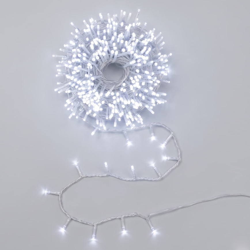 Aigostar - LED vanjski božićni niz 600xLED/8 funkcija 33m IP44 hladno bijela