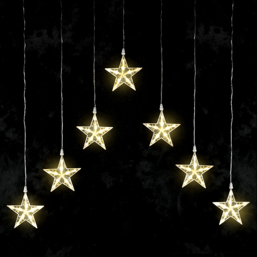 Aigostar - LED vanjski božićni niz 70xLED/230V 1,2x1m IP44 topla bijela zvijezde