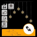 Aigostar - LED Vanjski božićni niz 84xLED/8 funkcija 1,2x1m IP44 topla bijela pahuljice