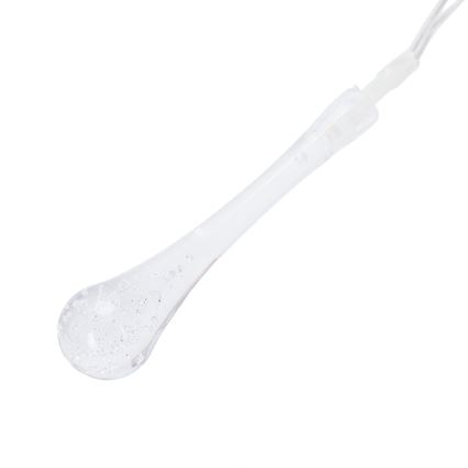Aigostar - LED vanjski niz 25xLED/8 funkcija 3xAA 2,5 m IP44 topla bijela u obliku kapljica