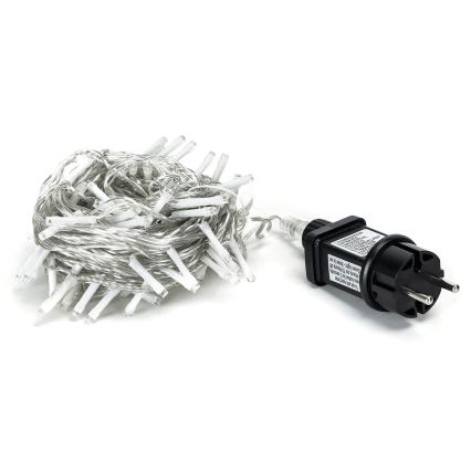 Aigostar - LED vanjski božićni svjetlosni lanac 100xLED/8 funkcija 13m IP44 hladna bijela